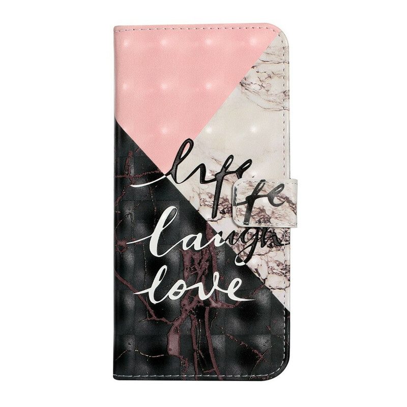 Fodral För Samsung Galaxy S21 FE Livet Skratt Kärlek