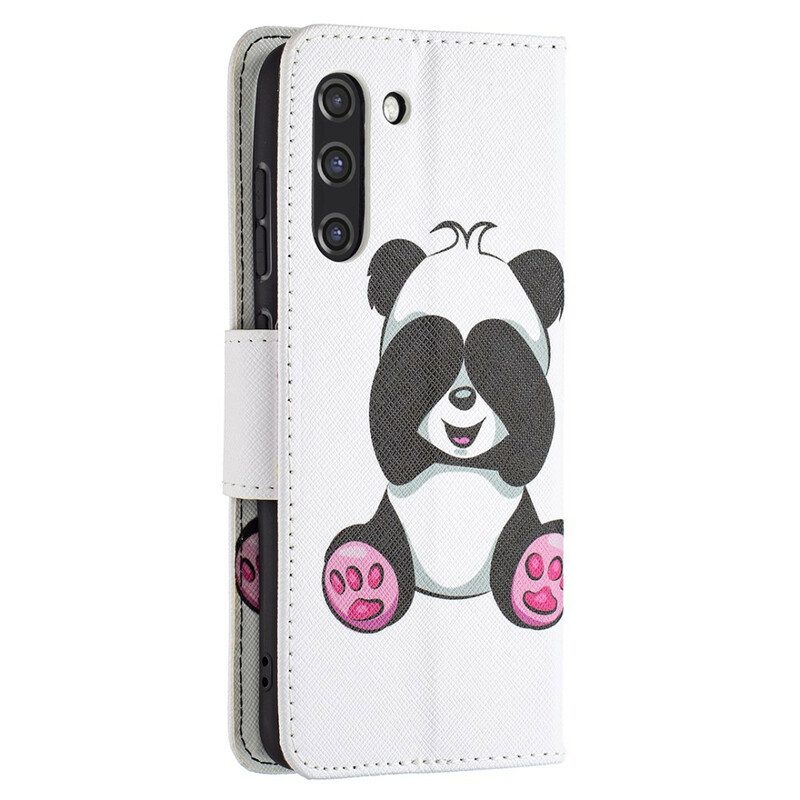 Fodral För Samsung Galaxy S21 FE Panda Kul