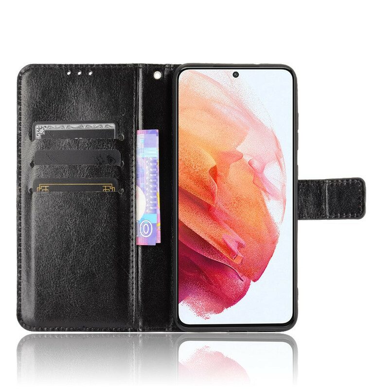 Fodral För Samsung Galaxy S21 FE Plinkande Konstläder