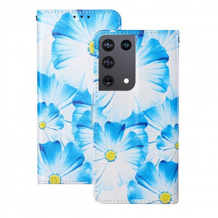 Fodral För Samsung Galaxy S21 Ultra 5G Blomstergalenskap