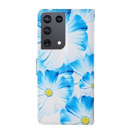 Fodral För Samsung Galaxy S21 Ultra 5G Blomstergalenskap