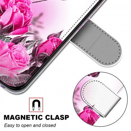 Fodral För Samsung Galaxy S21 Ultra 5G Magiska Blommor