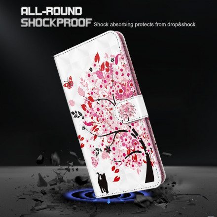 Fodral För Samsung Galaxy S21 Ultra 5G Rosa Träd