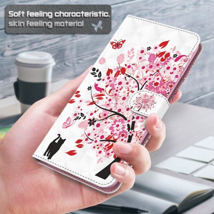 Fodral För Samsung Galaxy S21 Ultra 5G Rosa Träd