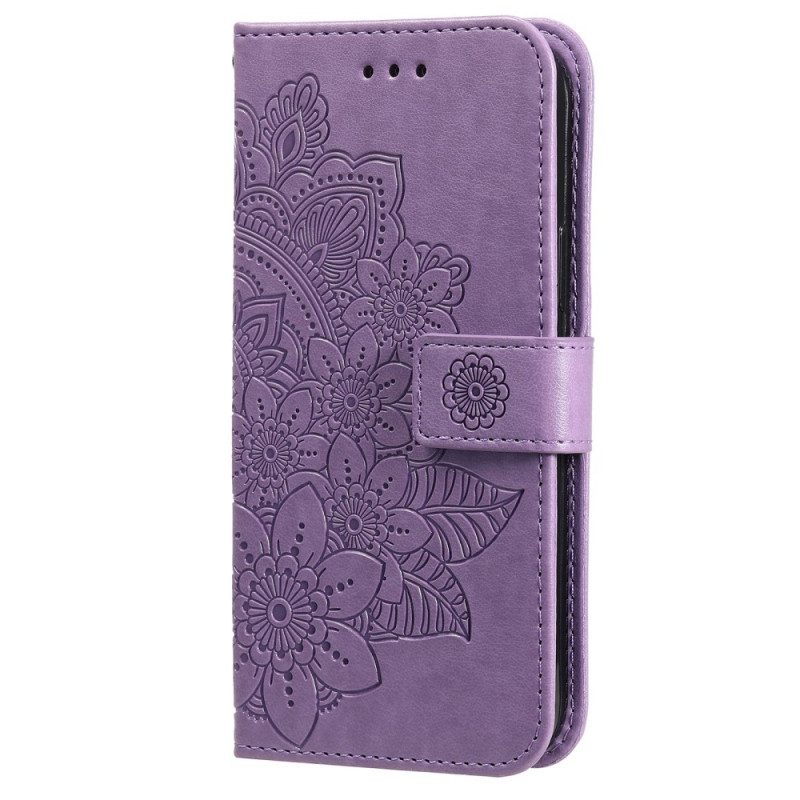 Fodral För Samsung Galaxy S22 5G Blomstermandala