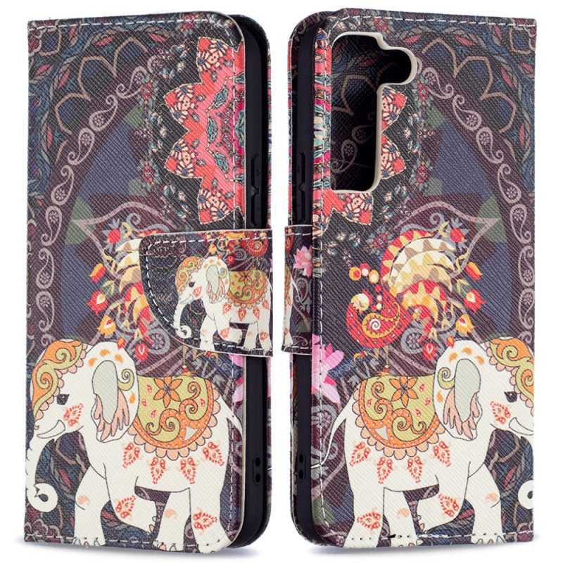 Fodral För Samsung Galaxy S22 5G Indisk Elefant