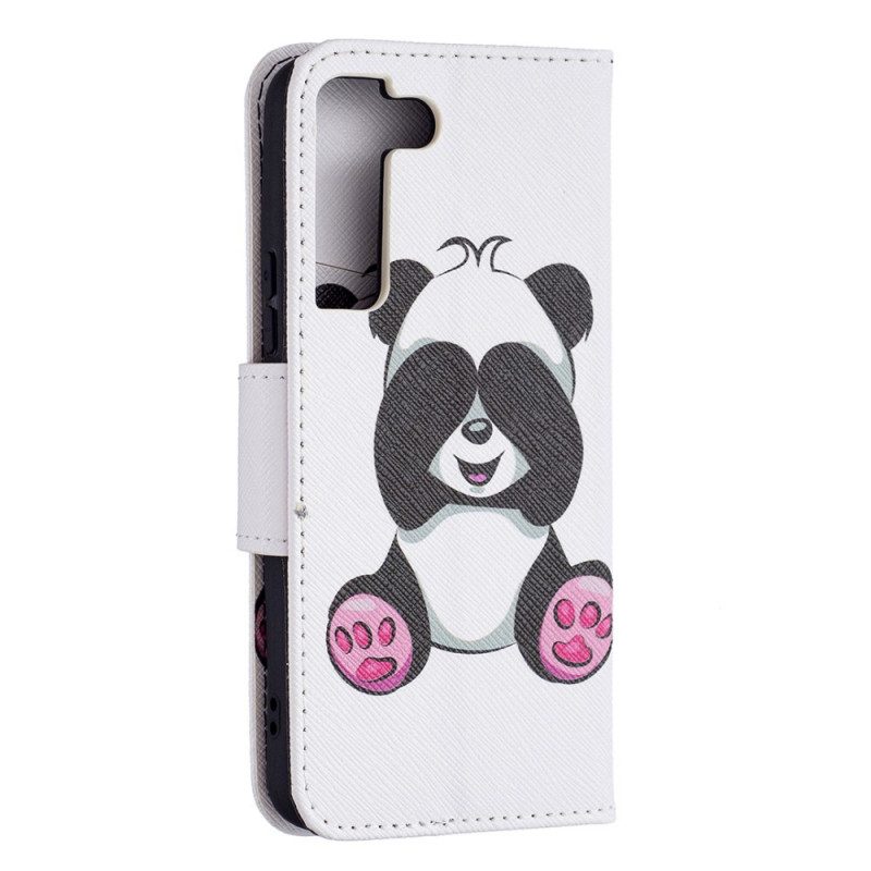 Fodral För Samsung Galaxy S22 5G Panda Kul