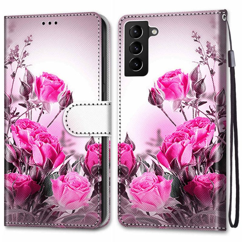 Fodral För Samsung Galaxy S22 Plus 5G Magiska Blommor