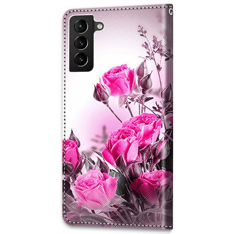 Fodral För Samsung Galaxy S22 Plus 5G Magiska Blommor