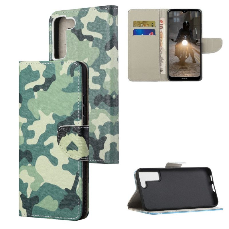 Fodral För Samsung Galaxy S22 Plus 5G Militärt Kamouflage