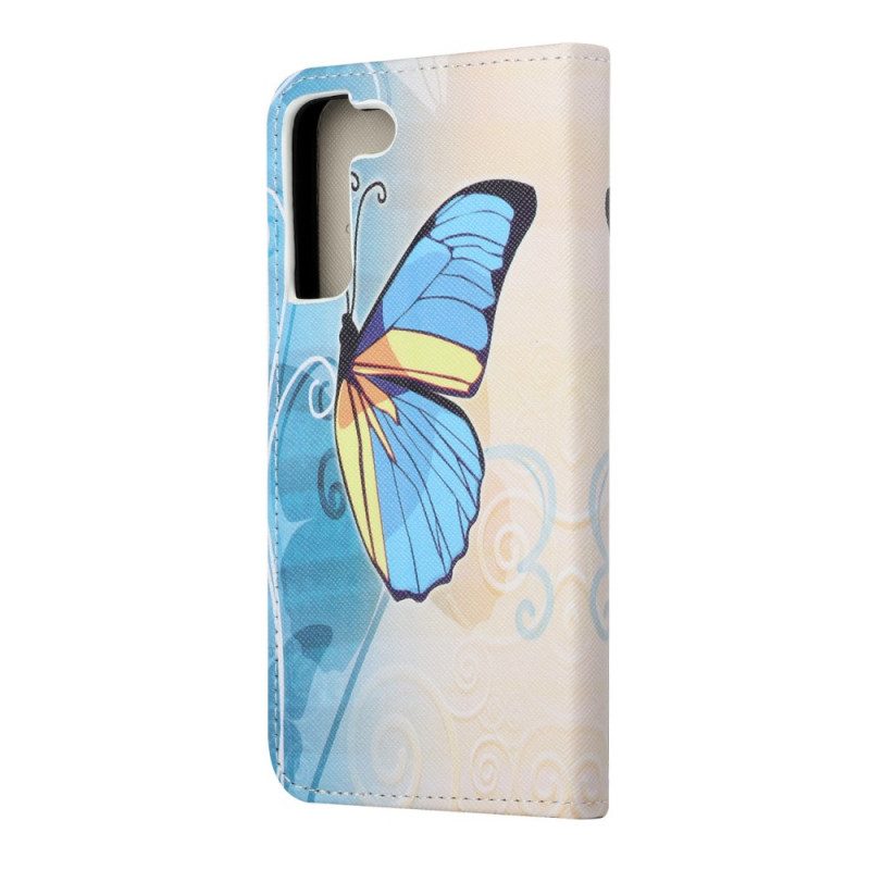 Fodral För Samsung Galaxy S22 Plus 5G Suveräna Fjärilar