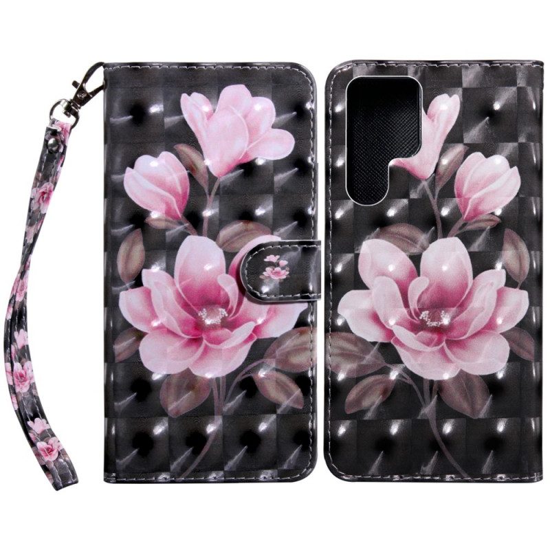 Fodral För Samsung Galaxy S22 Ultra 5G Blomblommor