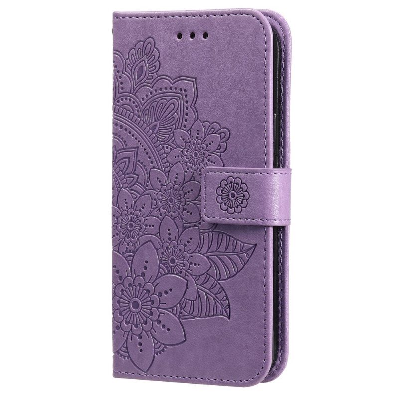 Fodral För Samsung Galaxy S22 Ultra 5G Blomstermandala