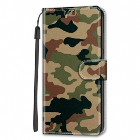 Fodral För Samsung Galaxy S22 Ultra 5G Militärt Kamouflage