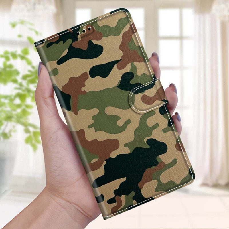 Fodral För Samsung Galaxy S22 Ultra 5G Militärt Kamouflage