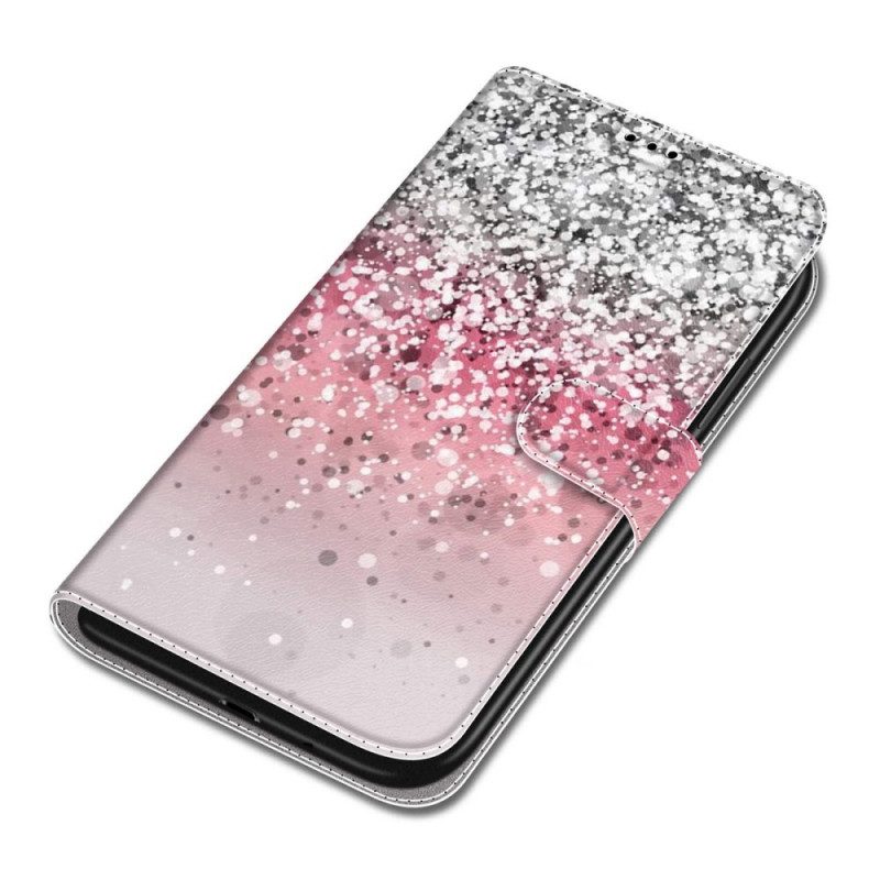 Fodral För Samsung Galaxy S22 Ultra 5G Paljetter Med Rem