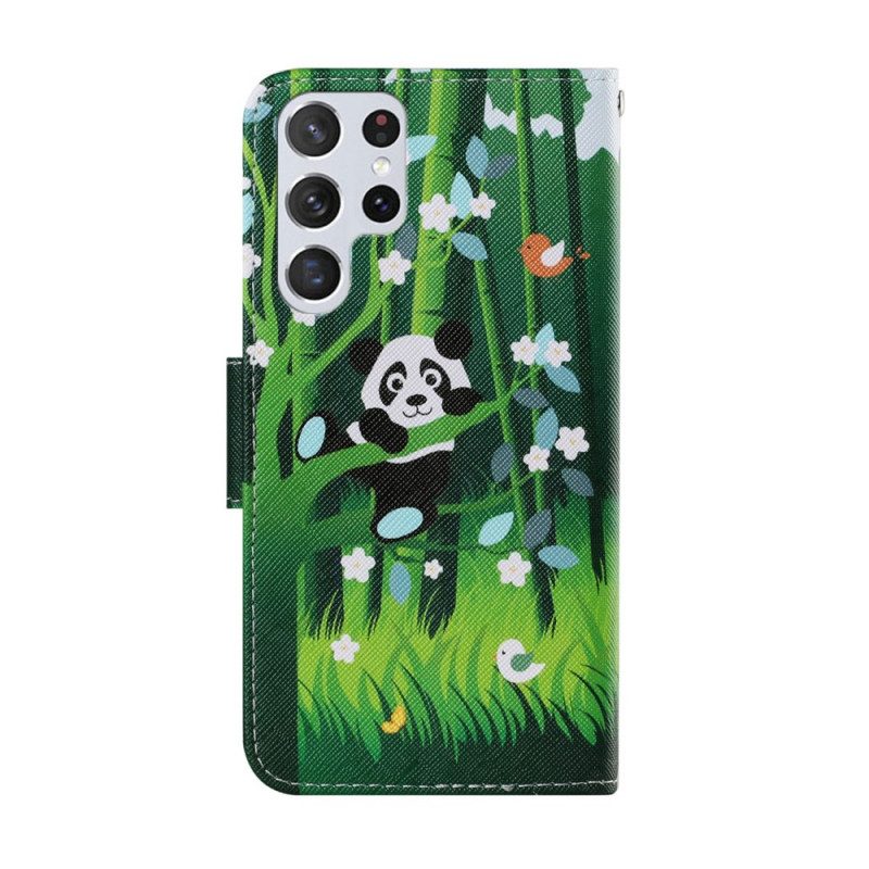 Fodral För Samsung Galaxy S22 Ultra 5G Pandapromenad