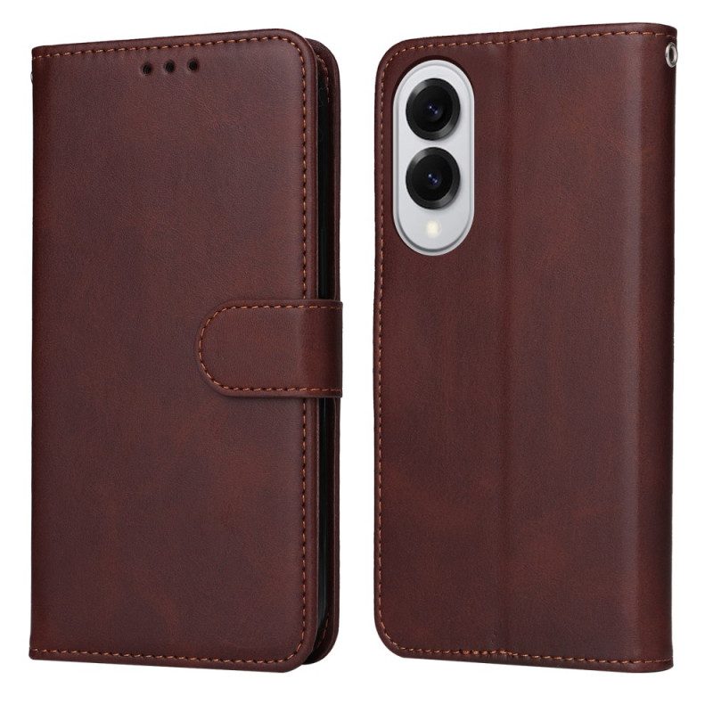Fodral För Samsung Galaxy S25 5g Edge Kalvskinnstruktur