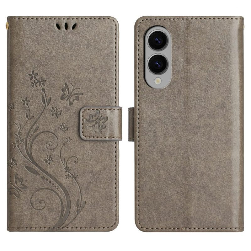 Fodral För Samsung Galaxy S25 5g Edge Små Blommor