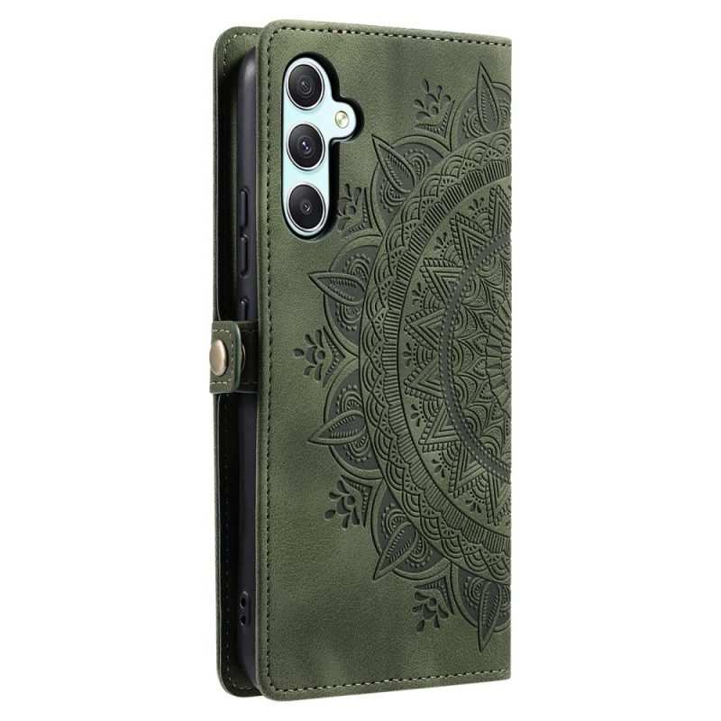 Fodral För Samsung Galaxy S25 5g Mandala-mockaeffekt