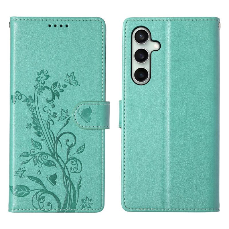 Fodral För Samsung Galaxy S25 Fe Blommönster