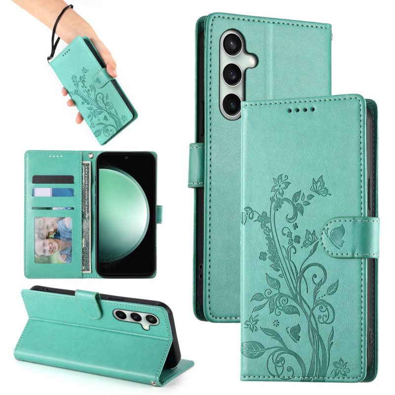 Fodral För Samsung Galaxy S25 Fe Blommönster