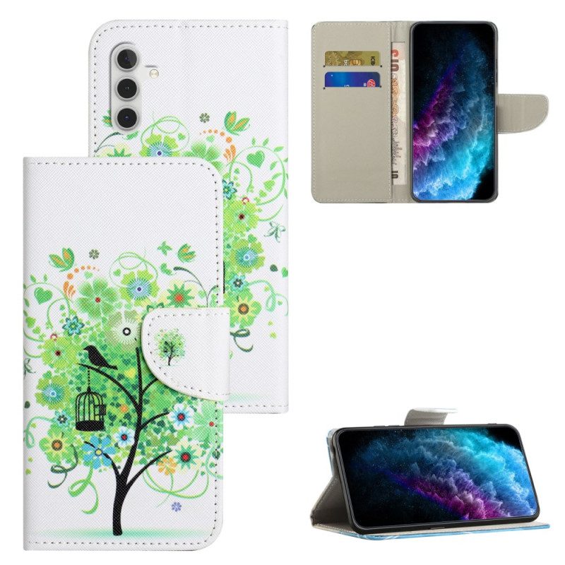Fodral För Samsung Galaxy S25 Fe Grönt Träd