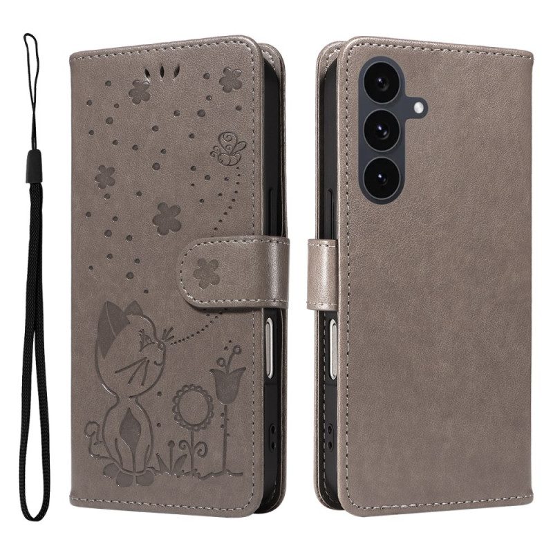 Fodral För Samsung Galaxy S25 Fe Katt Och Bi