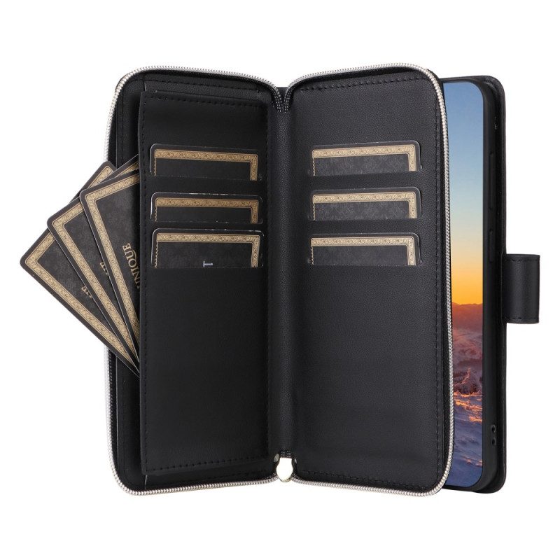 Fodral För Samsung Galaxy S25 Fe Quiltad Med Rem Och Axelrem