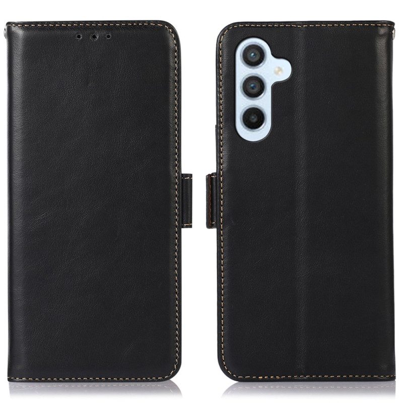 Fodral För Samsung Galaxy S25 Fe Rfid-blockerande Läder