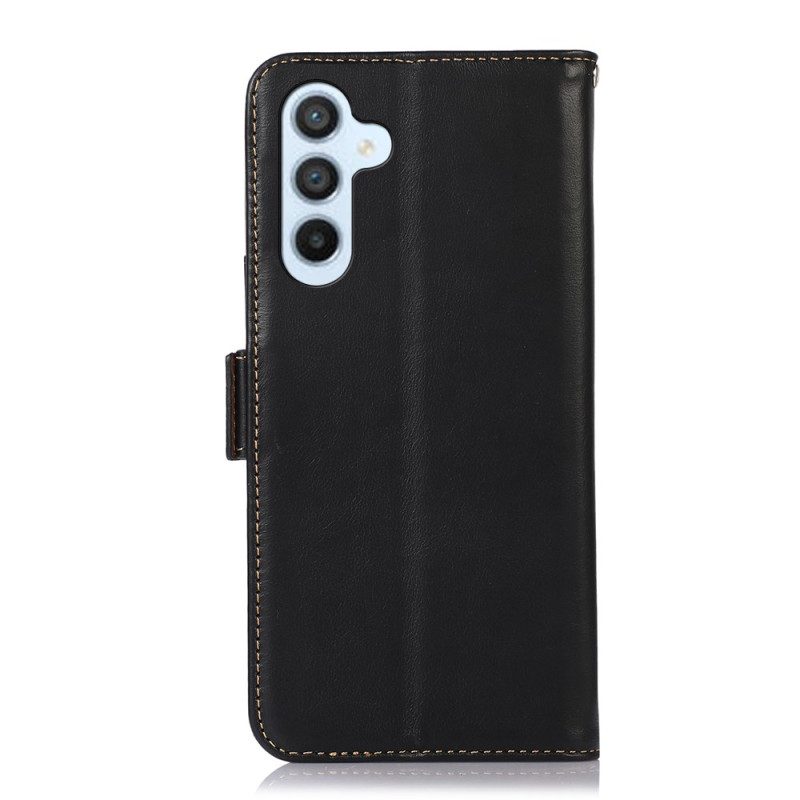 Fodral För Samsung Galaxy S25 Fe Rfid-blockerande Läder