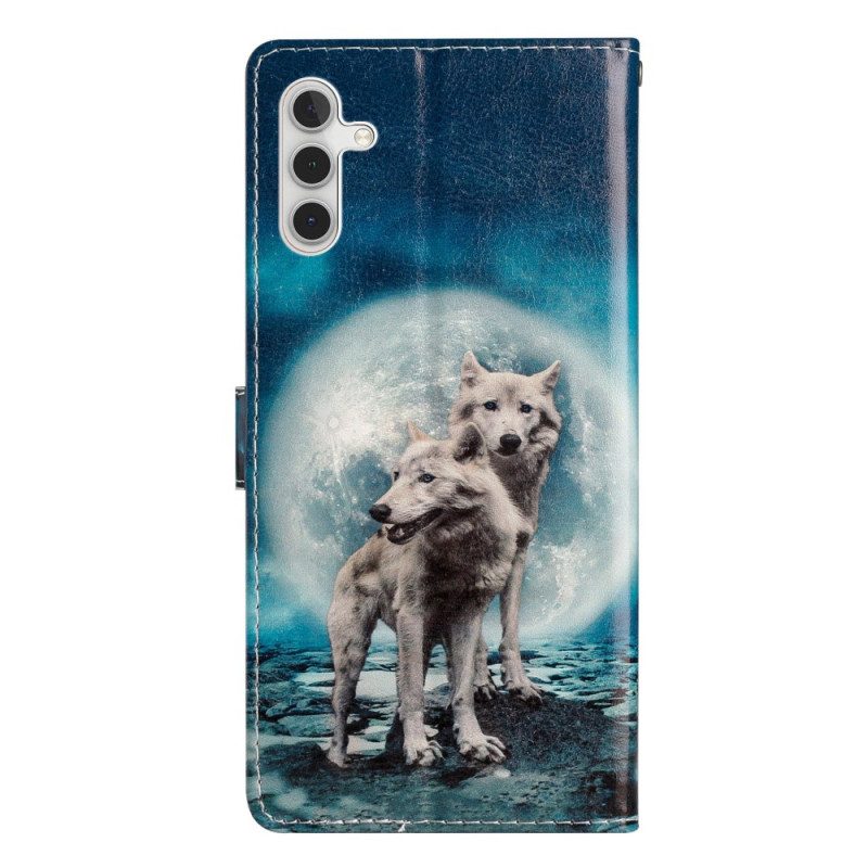 Fodral För Samsung Galaxy S25 Fe Två Vargar