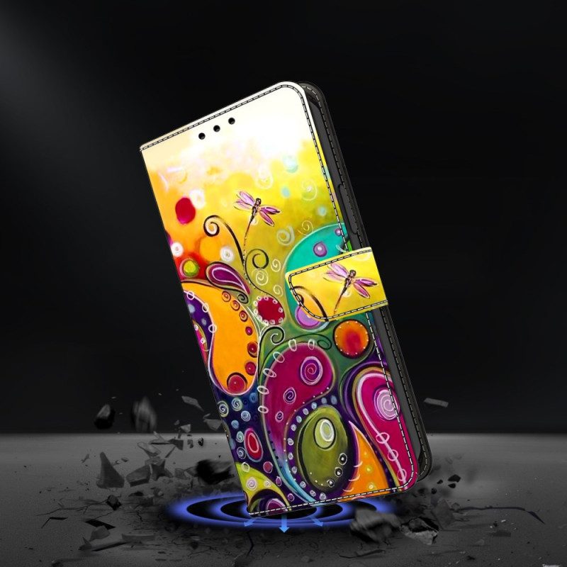 Fodral För Samsung Galaxy S25 Plus 5g Färgglatt Blommönster