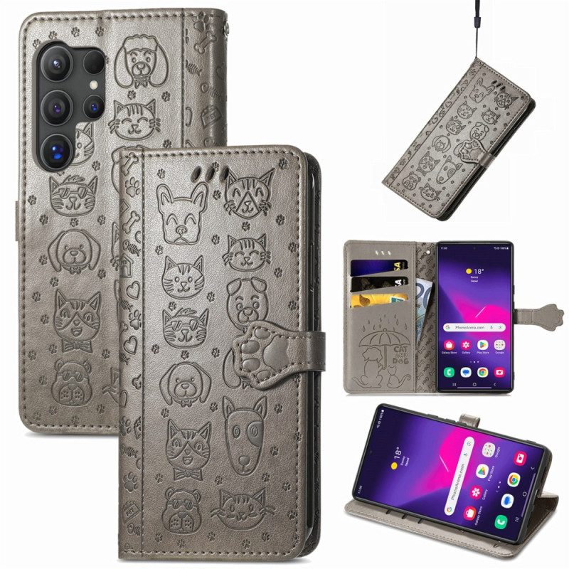 Fodral För Samsung Galaxy S25 Ultra 5g Animerade Djur