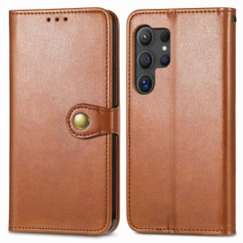 Fodral För Samsung Galaxy S25 Ultra 5g Guldspänne