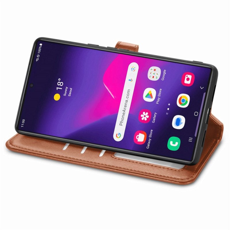 Fodral För Samsung Galaxy S25 Ultra 5g Guldspänne