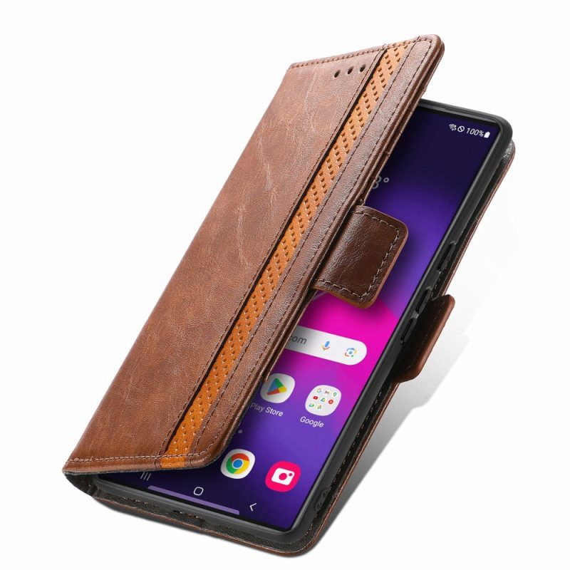 Fodral För Samsung Galaxy S25 Ultra 5g Tvåfärgad Rfid-blockerande Caseneo