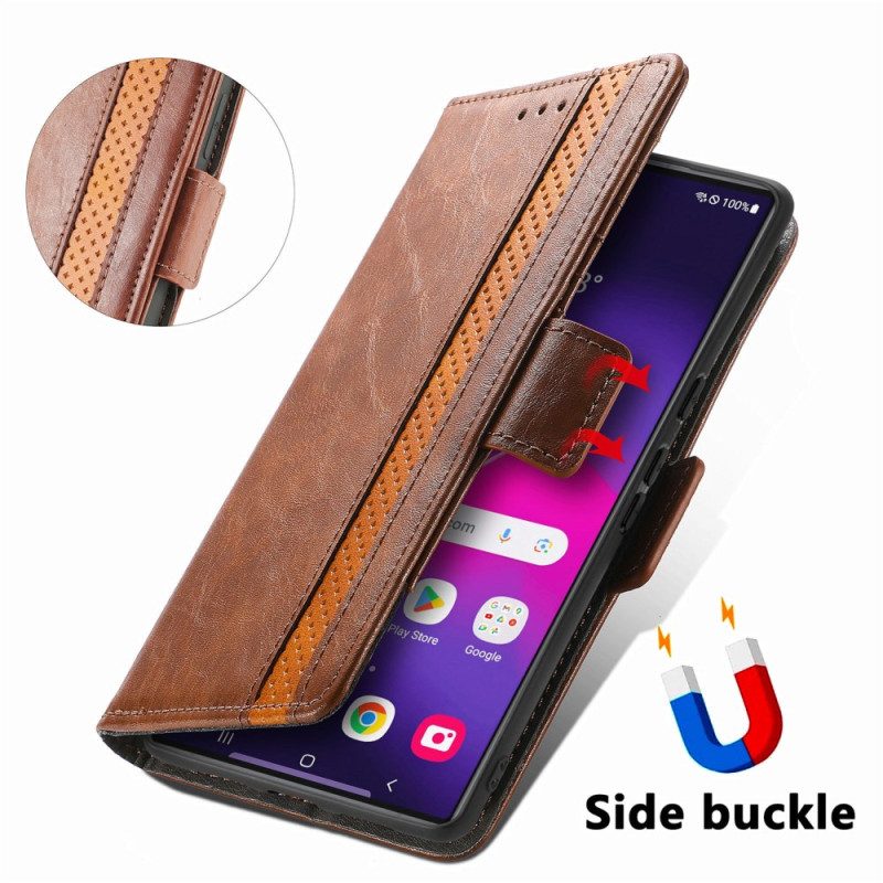 Fodral För Samsung Galaxy S25 Ultra 5g Tvåfärgad Rfid-blockerande Caseneo