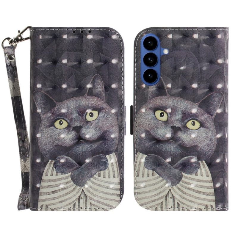Fodral För Samsung Galaxy S26 Grått Katt-snodd