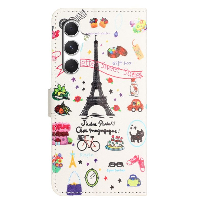 Fodral För Samsung Galaxy S26 Jag Älskar Paris