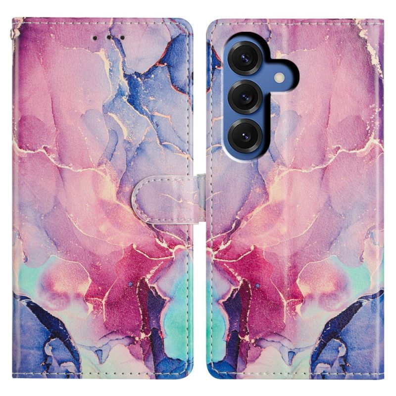 Fodral För Samsung Galaxy S26 Plus Färgad Marmor