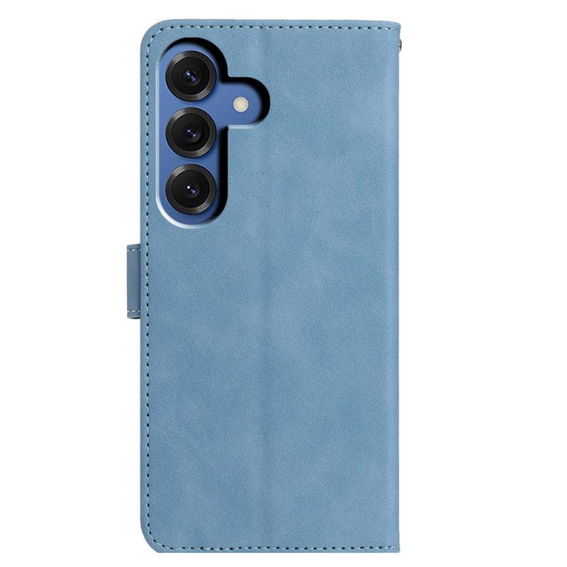 Fodral För Samsung Galaxy S26 Plus Fjärils- Och Blomtryck