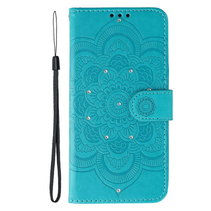 Fodral För Samsung Galaxy S26 Plus Mandala Och Strass