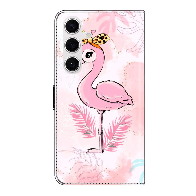 Fodral För Samsung Galaxy S26 Plus Rosa Fågelmotiv