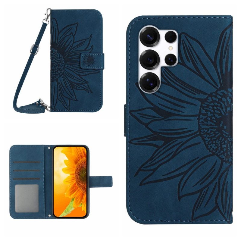 Fodral För Samsung Galaxy S26 Ultra Axelväska Med Solrostryck