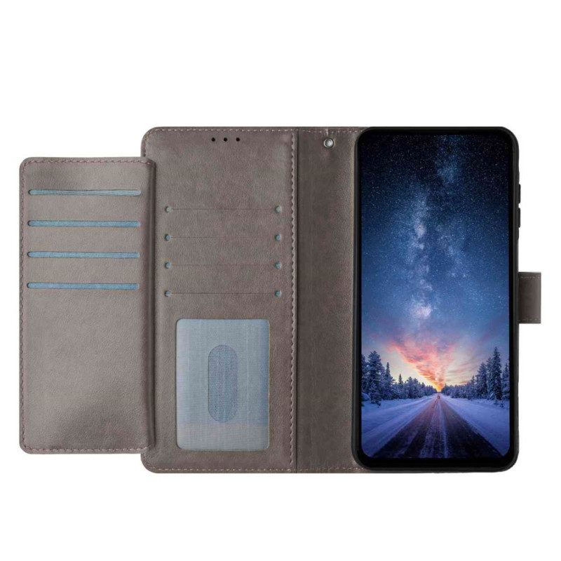 Fodral För Samsung Galaxy S26 Ultra Konstläder Med 8 Kortfack