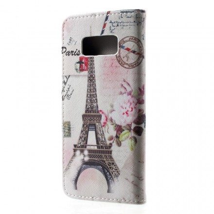 Fodral För Samsung Galaxy S8 Retro Eiffeltorn