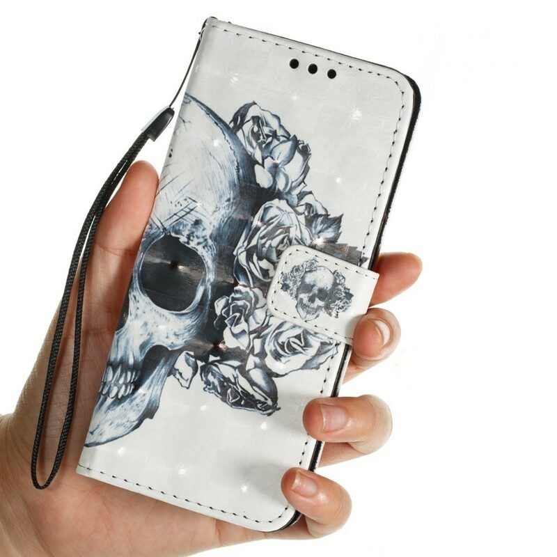 Fodral För Samsung Galaxy S9 3d Blomskalle
