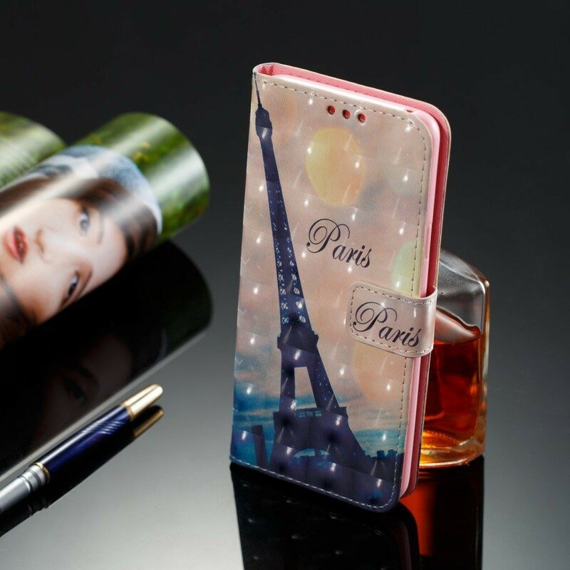 Fodral För Samsung Galaxy S9 Plus Eiffeltornet I Skymningen