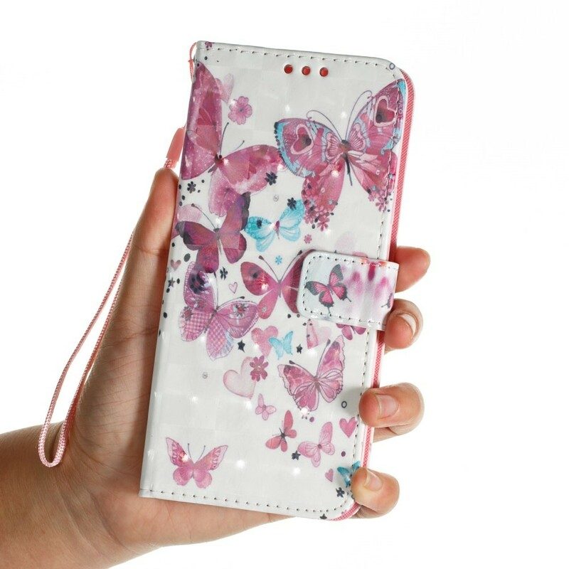 Fodral För Samsung Galaxy S9 Plus Flygande Fjärilar
